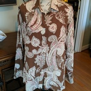 J. McLaughlin silk blouse